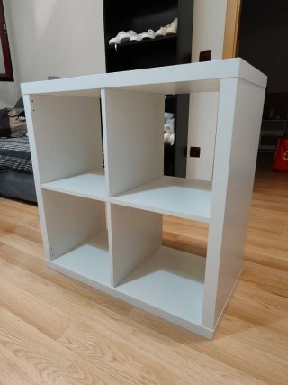 2 Estantería Kallax Ikea blanca