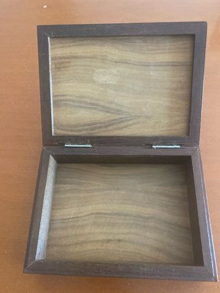 Caja Decorativa Madera y Metal