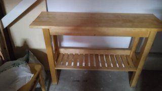 Mesa de cocina de madera