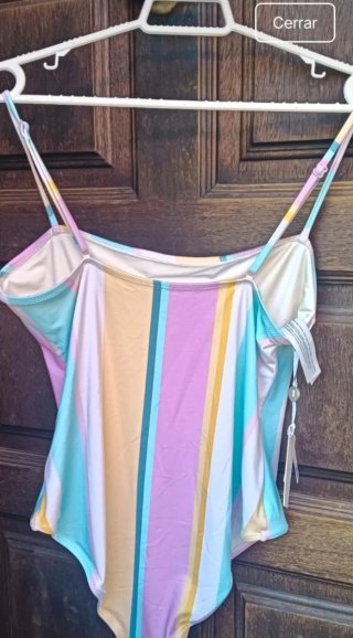Bañador rayas pastel