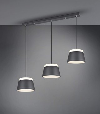 Lampara de techo XL Trio Baroness 3 luces