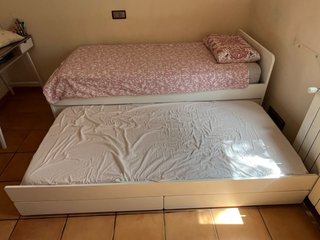 Cama nido IKEA de 90x200 cm con somier y colchon