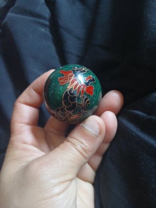 Bola china decorativa con dragón