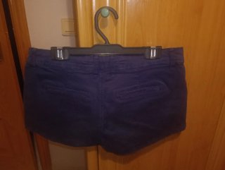 Pantalón corto azul