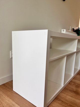 Mueble TV blanco 147x60 cm - ¡ARMADO!