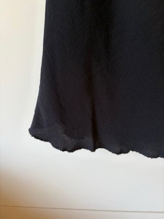 Falda midi negra