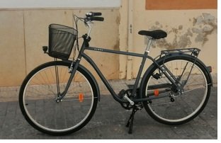 Bicicleta Urbana Clásica 28 6V Azul