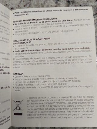 Calienta biberones y potitos Béaba