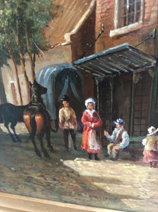 Dipinto paesaggio danese 30x40