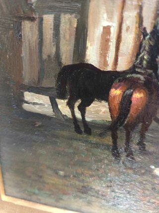 Dipinto paesaggio danese 30x40