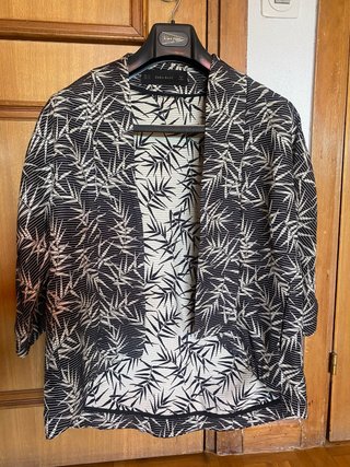 Chaqueta Zara Estampada Bambú Mujer