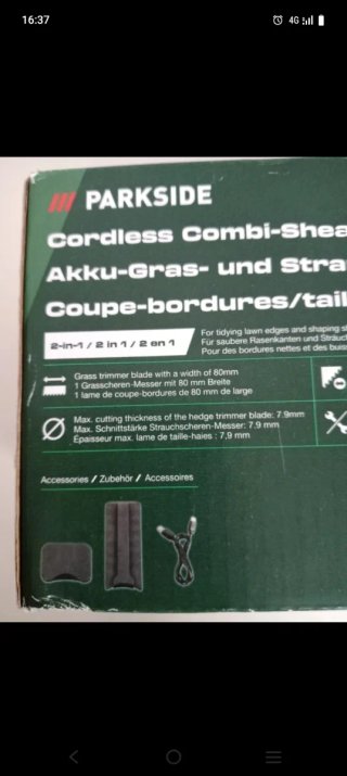 Tijera cortacésped y arreglasetos