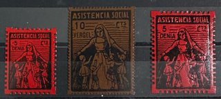 Guerra civil, coleccion de sellos y viñetas.