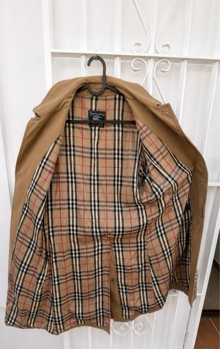 Burberrys Vintage Gabardina Beige Hecho en England