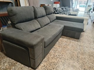 Sofá Chaiselongue Gris