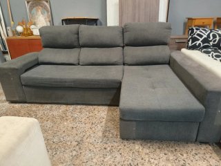 Sofá Chaiselongue Gris