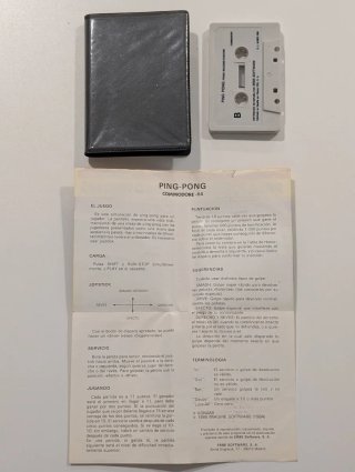 Ping Pong Commodore Estuche Lomo Negro