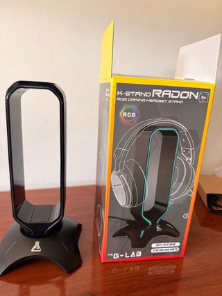 Soporte Auriculares RGB The G-Lab Radon