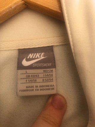 Sudadera Nike Blanca y Negra