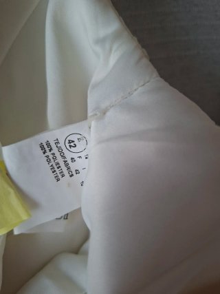 Vestido de Novia Blanco con Velo Muy cómodo