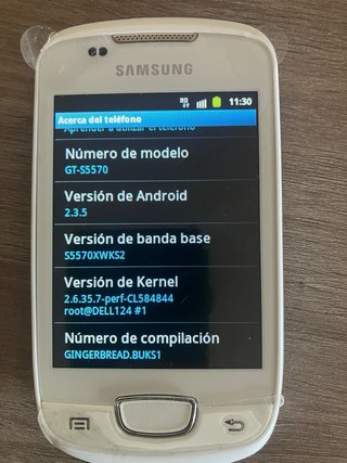 Samsung GT-S5570 Galaxy Mini Blanco