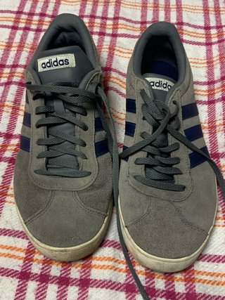 Zapatillas Adidas Hombre Grises y Azules