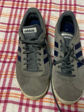 Zapatillas Adidas Hombre Grises y Azules