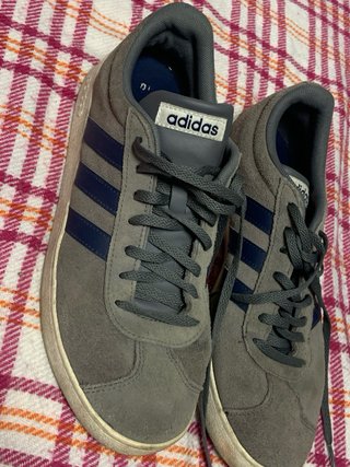 Zapatillas Adidas Hombre Grises y Azules