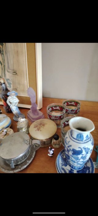 Lotto o singoli bomboniere ceramiche piatti vintag