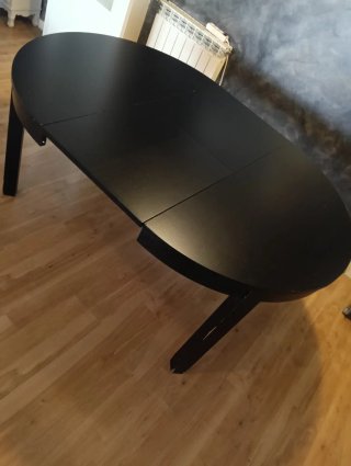 Mesa redonda extensible Ikea