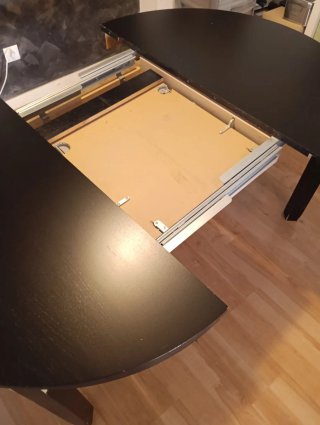Mesa redonda extensible Ikea