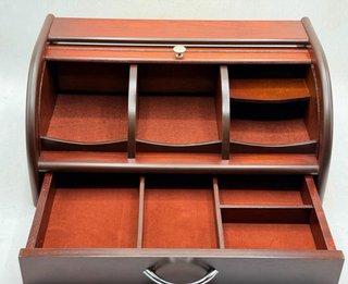Escritorio Organizador de Madera con Persiana