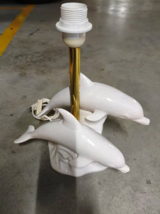 Lámpara de mesa Delfines Hispania Cerámica