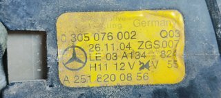 FARO ANTINIEBLA DERECHO MERCEDES-BENZ CLASE A (W1
