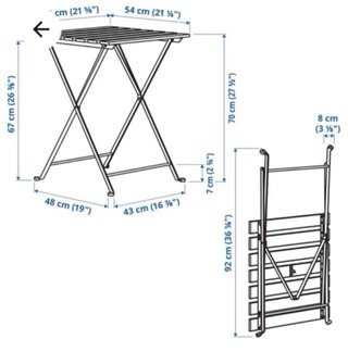Mesa plegable madera balcón
