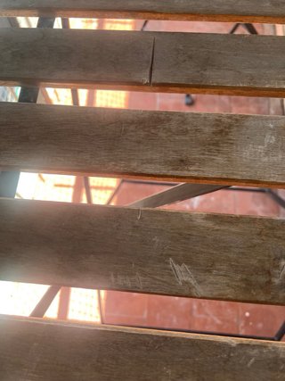 Mesa plegable madera balcón