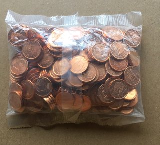 Bolsa 1 céntimo España 1999