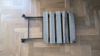 4 Sillas Plegables Madera y Metal