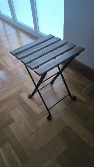 4 Sillas Plegables Madera y Metal