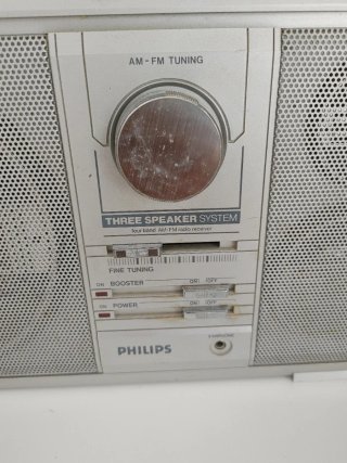 Radio Philips D2814 Power Booster Vintage