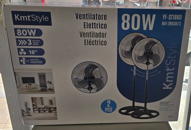 2 Ventiladores KmtStyle 80W 18