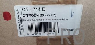 espejo citroen bx derecho nuevo