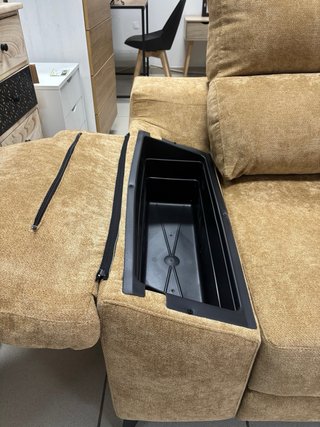 Sofá Cama Extraíble Reclinable con Arcón