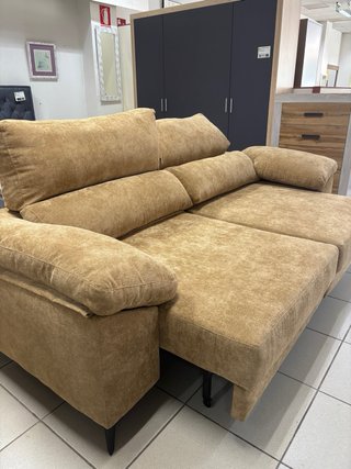 Sofá Cama Extraíble Reclinable con Arcón
