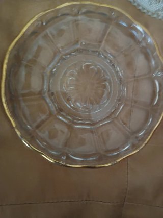 Platos de cristal antiguos