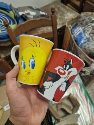 Tazza Disney Mickey Mouse, Titti e Silvestro