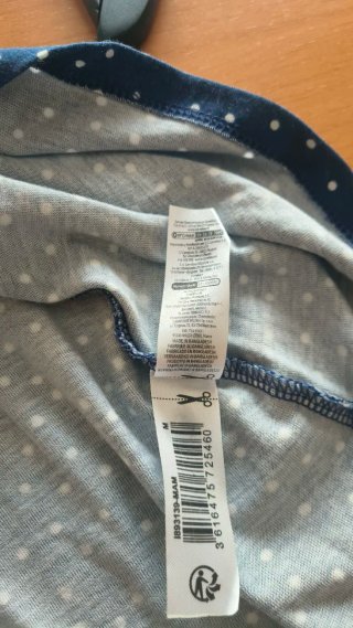 Vestido de verano azul con lunares Tex Talla M