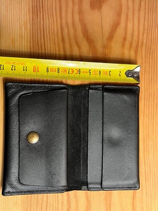 Cartera piel Daniel Chong negra