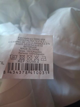 Cojín saco infantil gris 116x45 sin estrenar