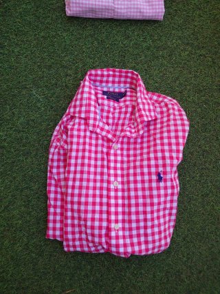 Camisas Ralph Lauren rosas a cuadros